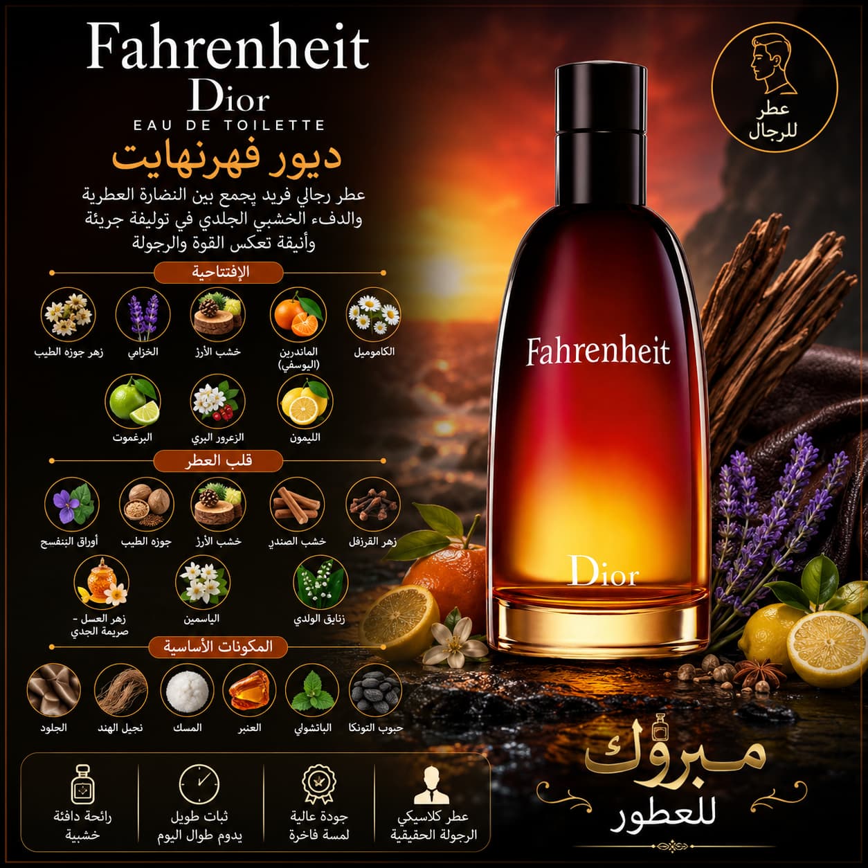 عبوة ديور فهرنهايت