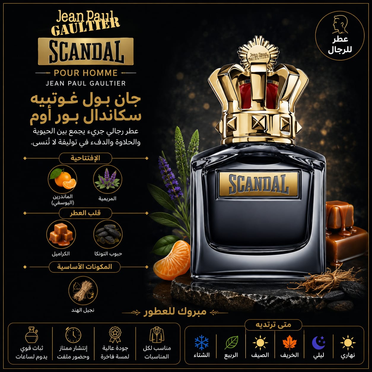 عبوة جان بول غوتييه سكاندال بور أوم