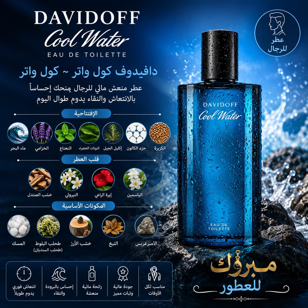 عبوة دافيدوف كول ووتر